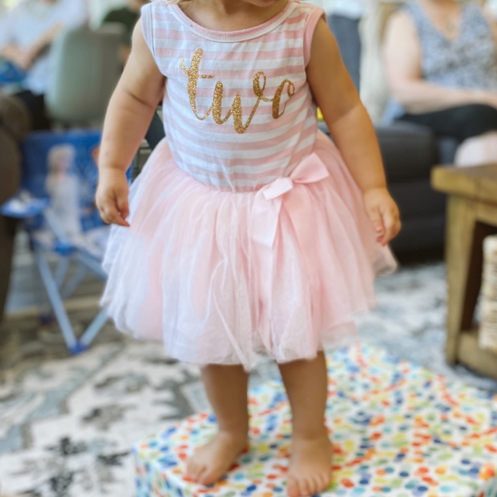 Two year old party dress 💕